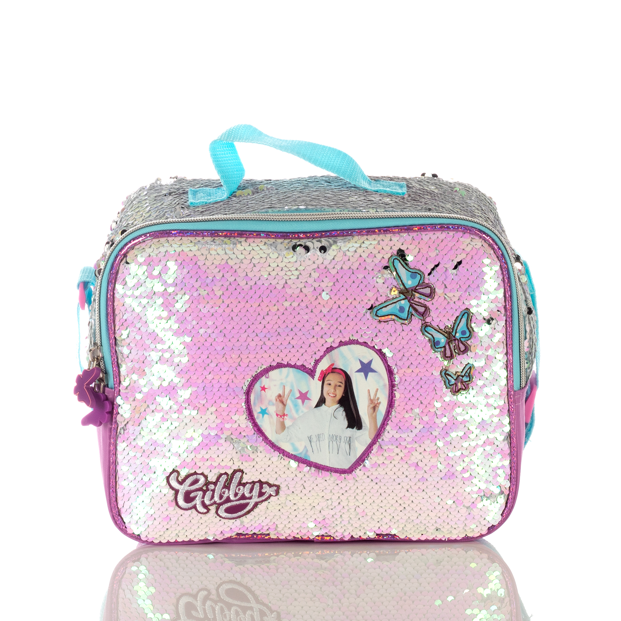 Foto 2 pulgar | Lonchera ATM Gibby Sequins Butterfly