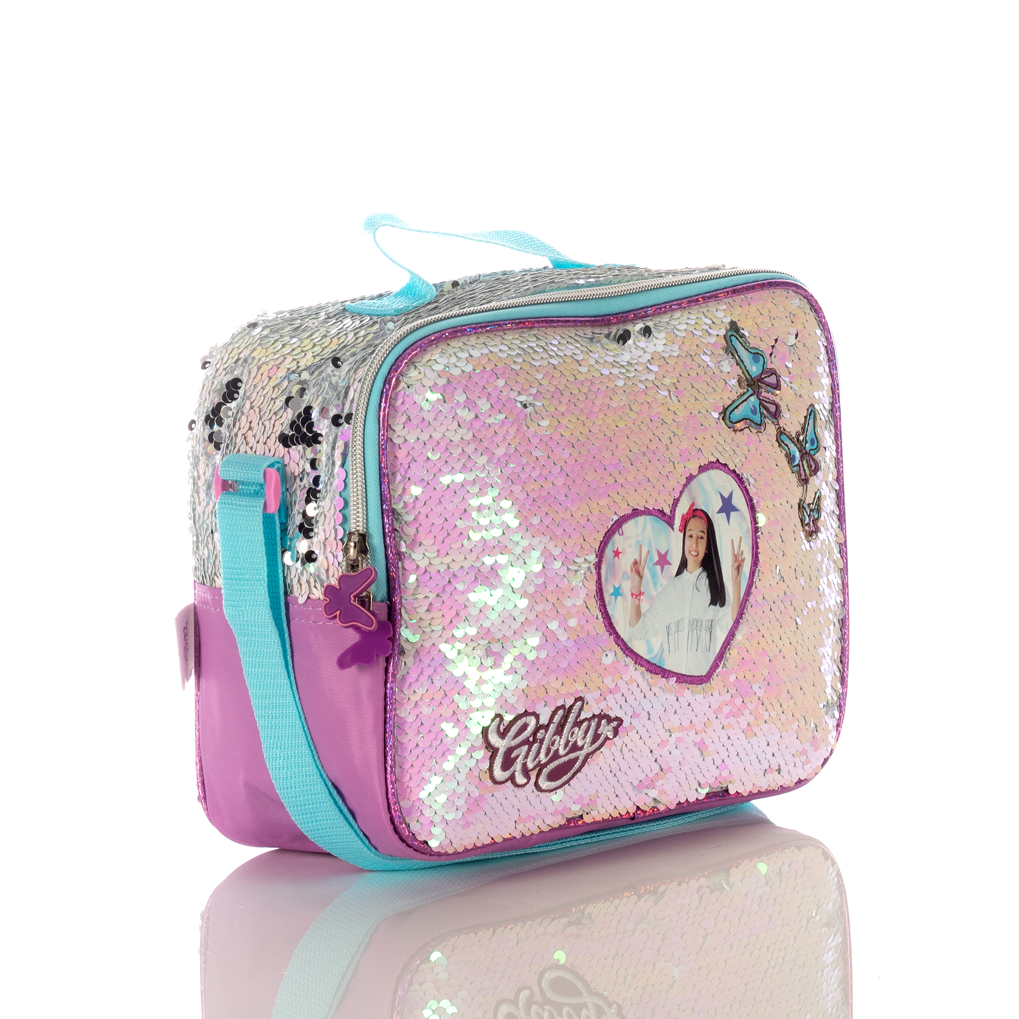 Foto 3 pulgar | Lonchera ATM Gibby Sequins Butterfly