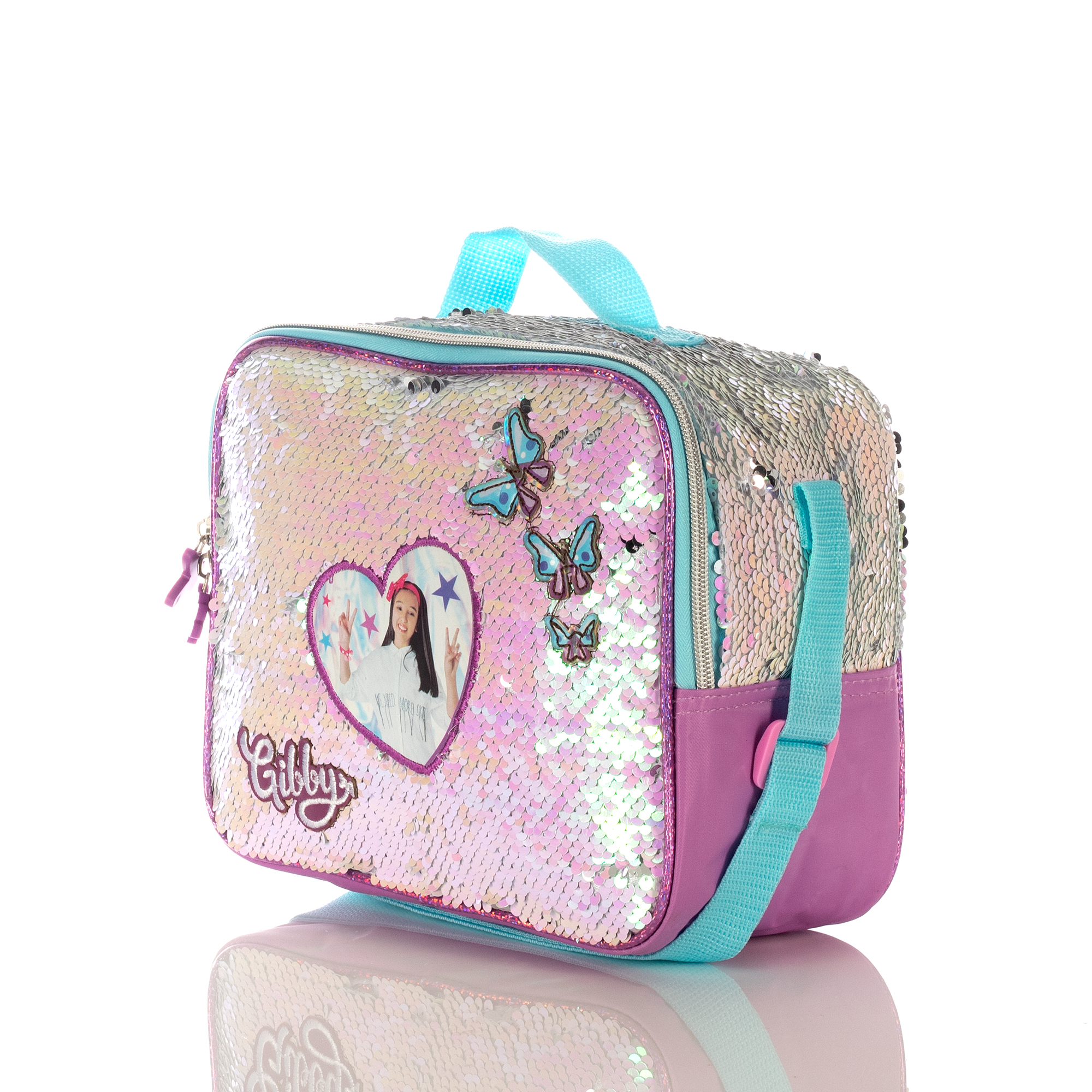 Foto 4 pulgar | Lonchera ATM Gibby Sequins Butterfly