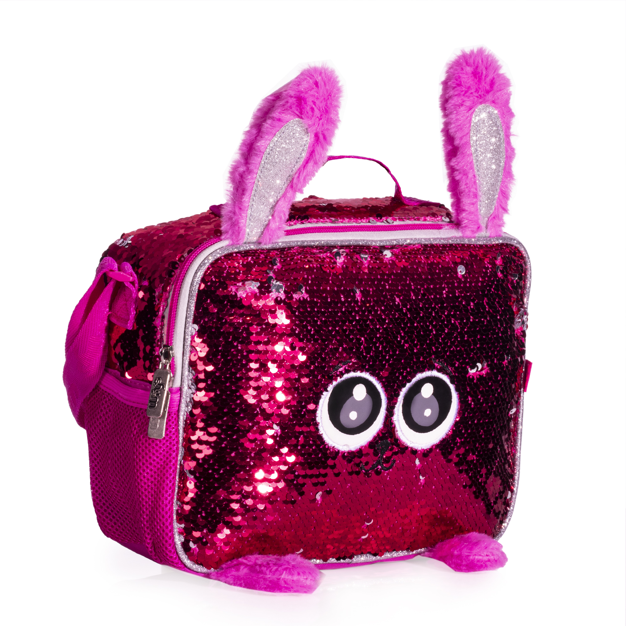 Foto 3 pulgar | Lonchera Lentejuela Reversible Wilys Rabbit Rosa