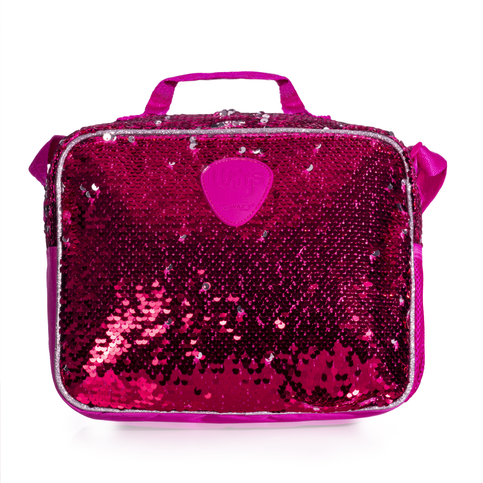 Foto 3 | Lonchera Lentejuela Reversible Wilys Rabbit Rosa