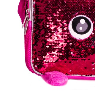 Foto 4 | Lonchera Lentejuela Reversible Wilys Rabbit Rosa