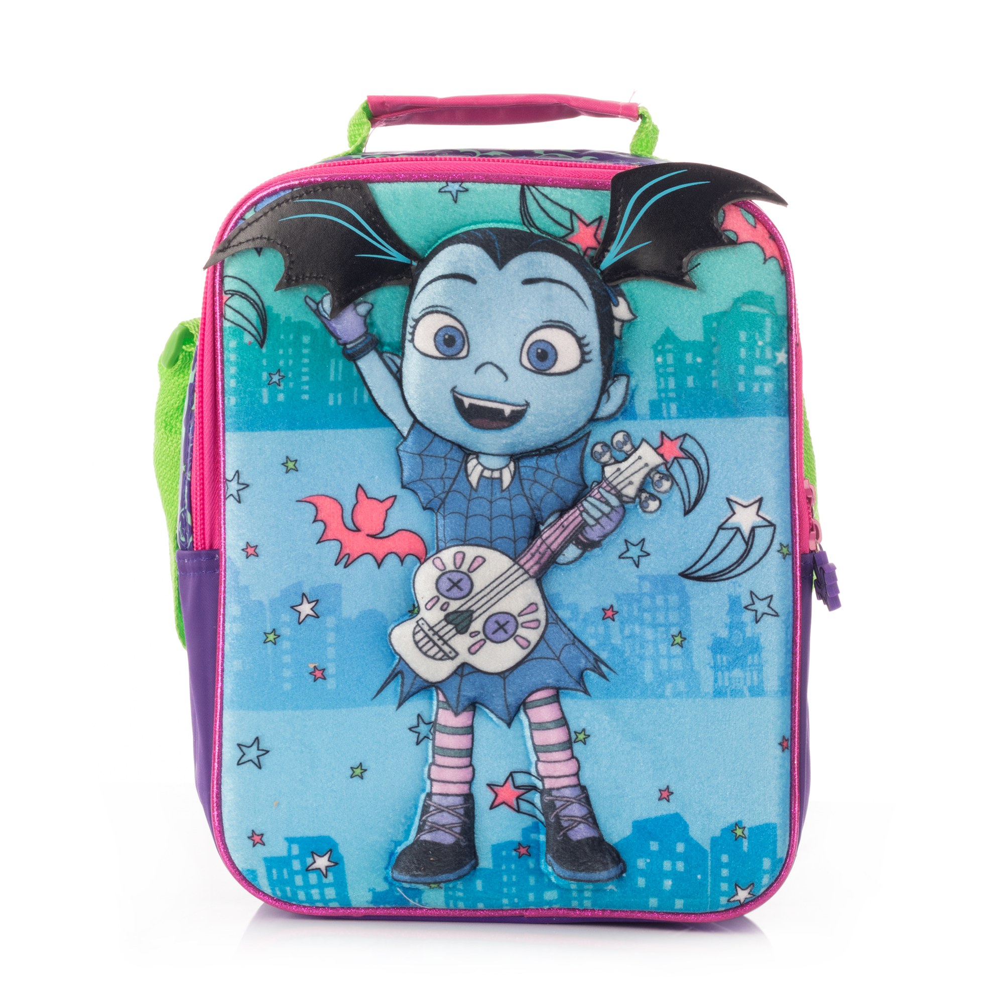 Foto 2 pulgar | Lonchera Escolar Con Diseño De Vampirina, Resistente Y Duradera Morado
