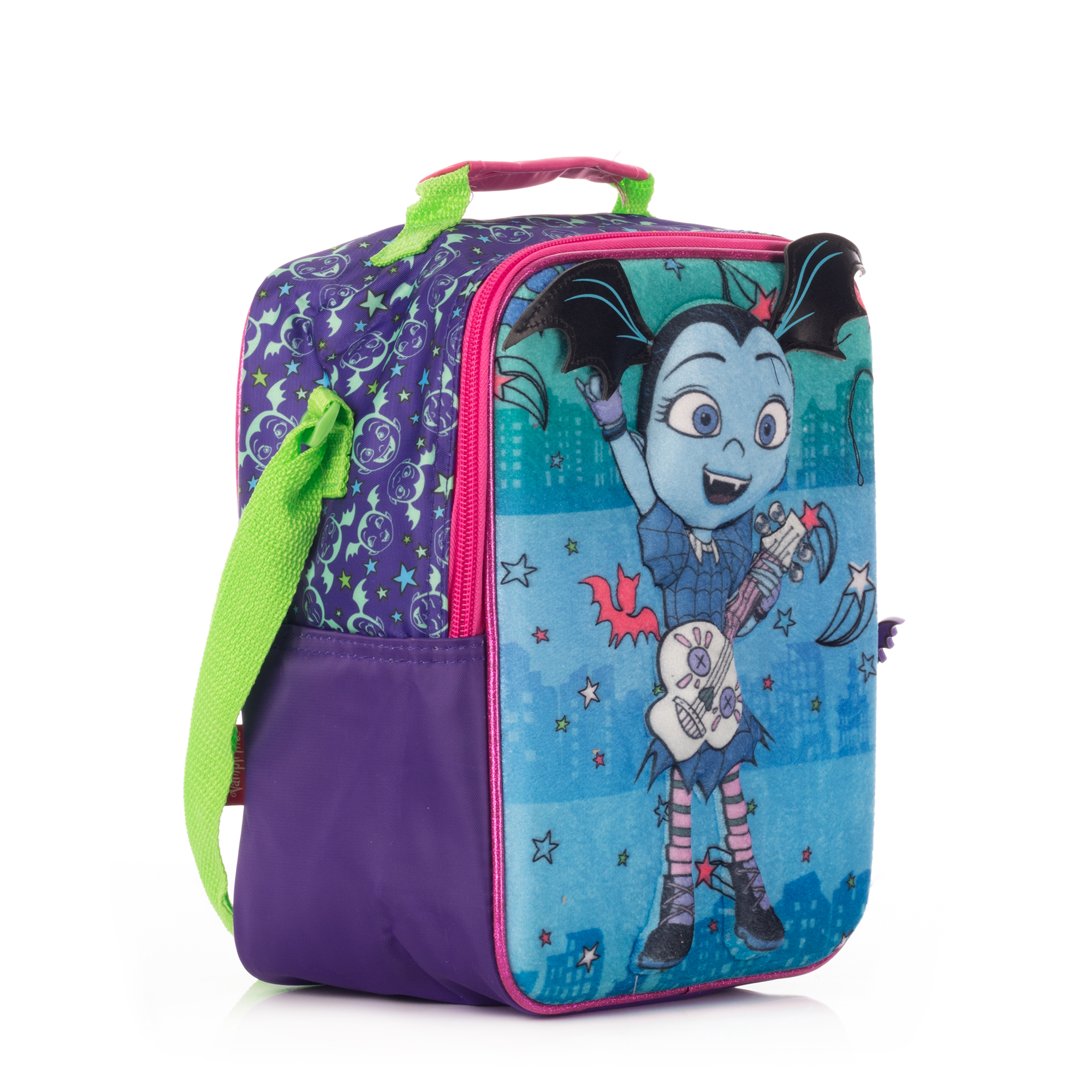 Foto 3 pulgar | Lonchera Escolar Con Diseño De Vampirina, Resistente Y Duradera Morado