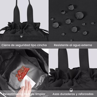 Foto 3 | Lonchera Bolsa Térmica Eo Safe Imports ESI-17842 Negro