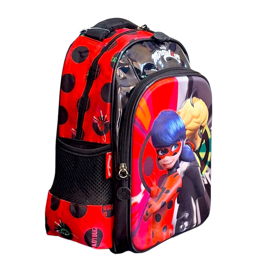 Foto 3 pulgar | Fm Mochila Chica Preescolar Lady Bug Miraculous Lb112k32bp