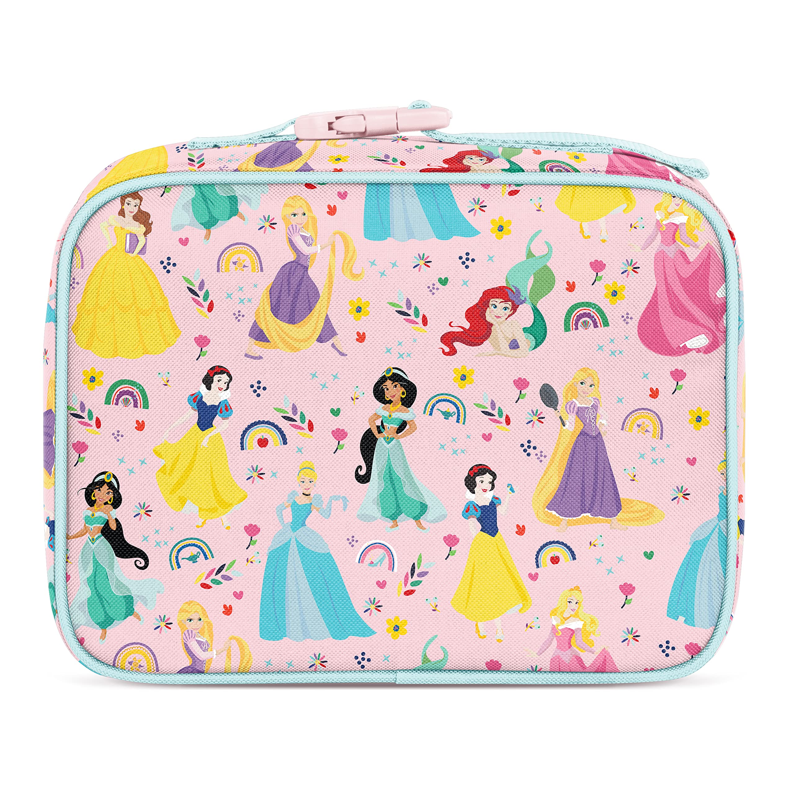 Foto 3 pulgar | Lonchera Simple Modern Disney Hadley Princess Rainbows 4 Litros - Venta Internacional