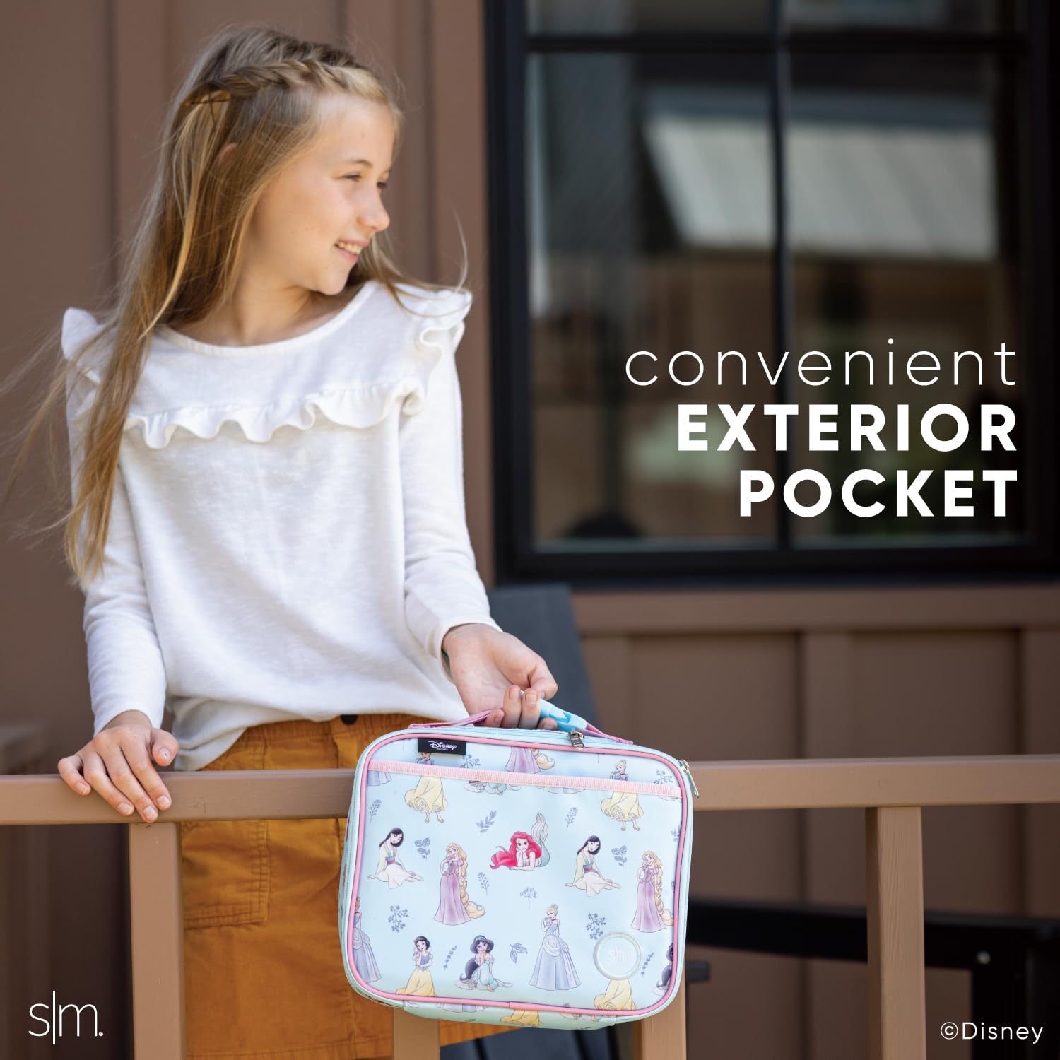 Foto 6 pulgar | Lonchera Simple Modern Disney Hadley Princess Rainbows 4 Litros - Venta Internacional