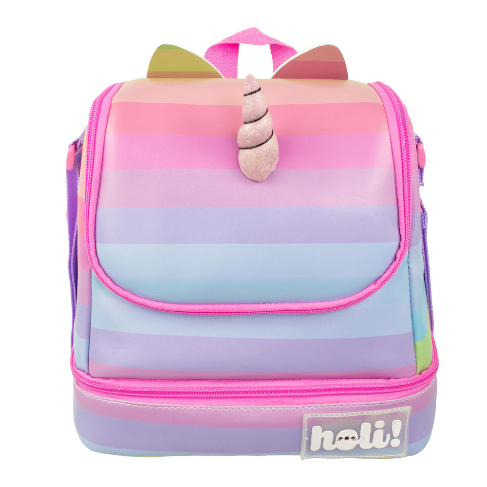 Lonchera Infantil Ruz Holi Diseño de Unicornio con Forro Térmico y Correa Ajustable