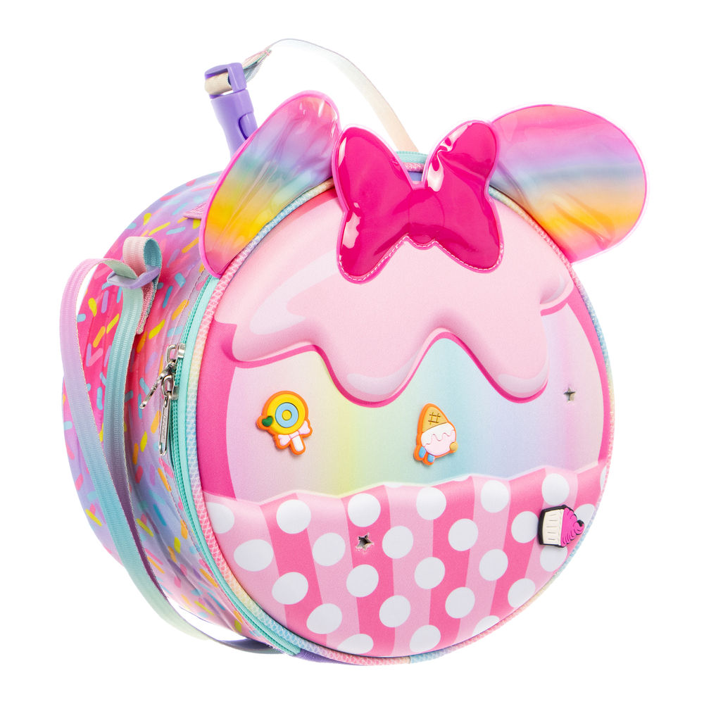 Foto 7 pulgar | Lonchera Infantil Disney Minnie 3D Rosa