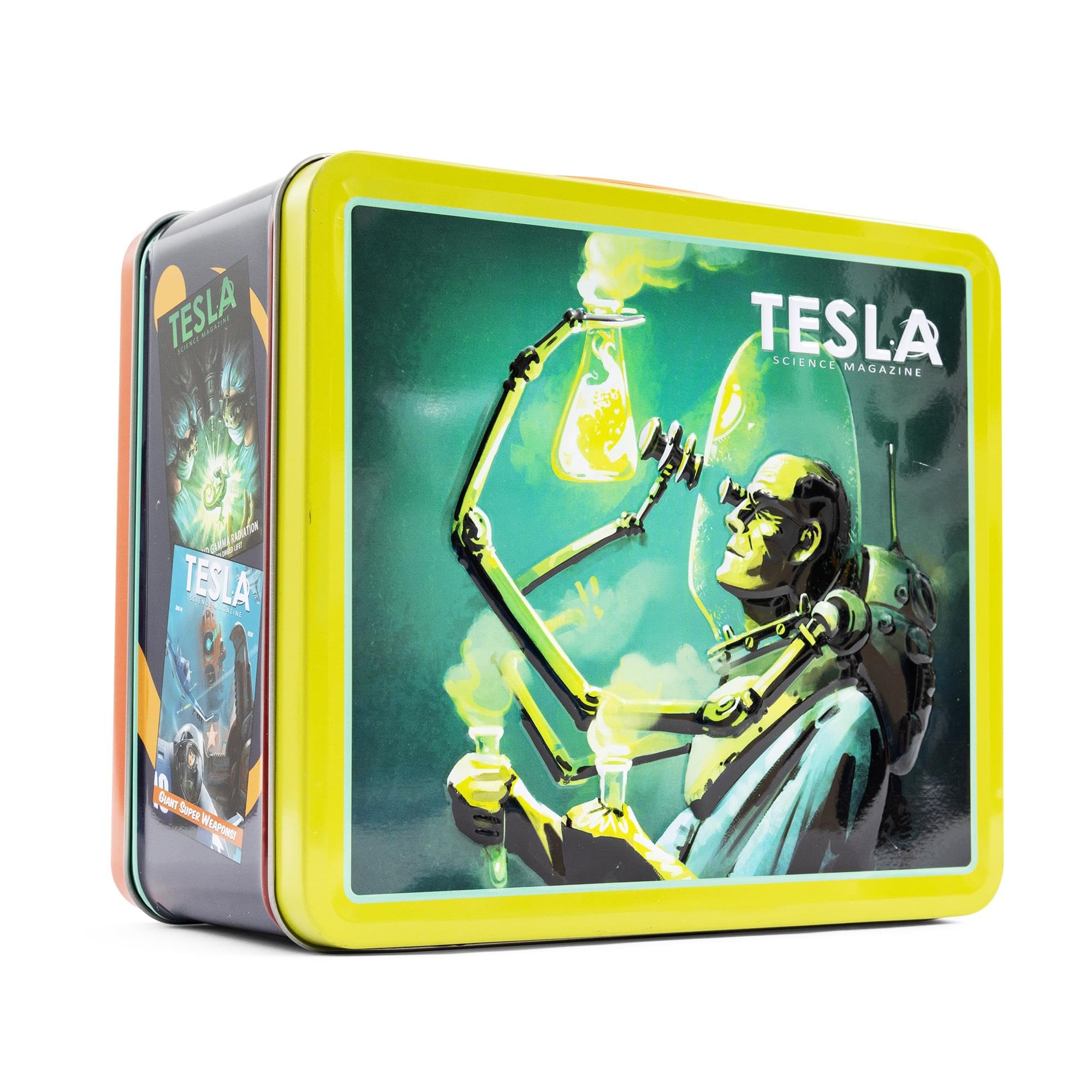 Foto 2 pulgar | Lunchbox Toynk Fallout Tesla Science Magazine, Estilo Retro - Venta Internacional.