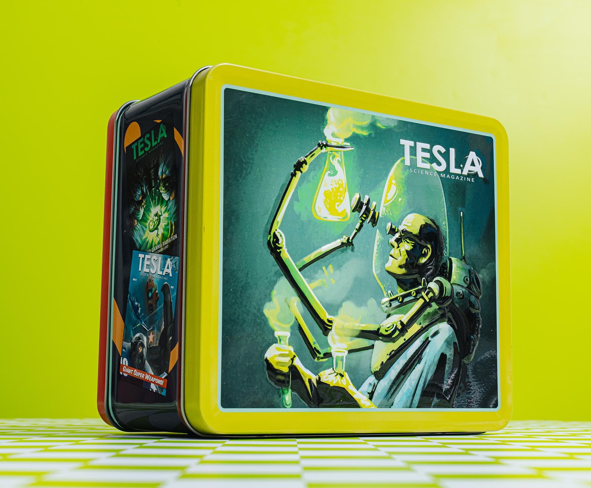 Foto 4 | Lunchbox Toynk Fallout Tesla Science Magazine, Estilo Retro - Venta Internacional.