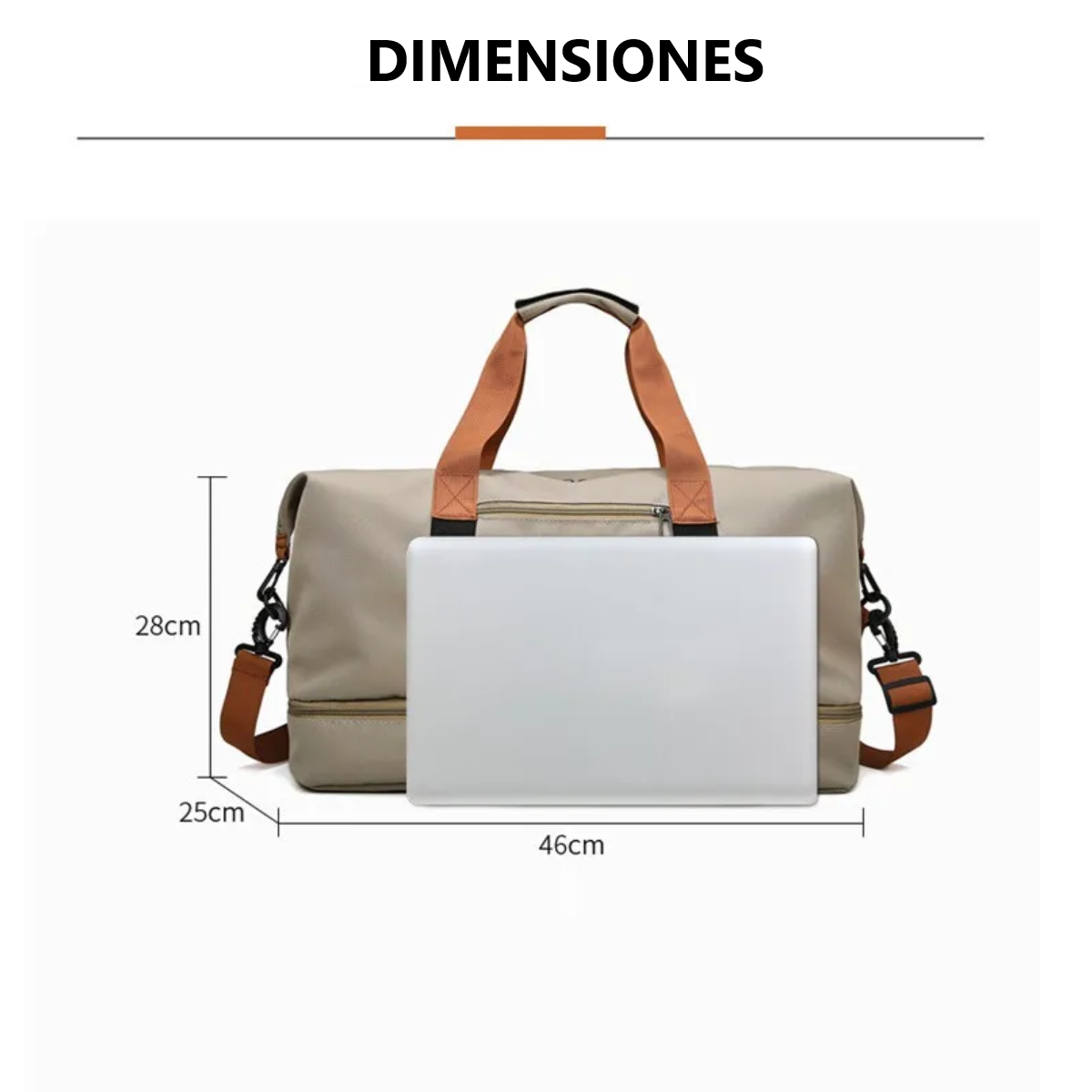 Foto 4 pulgar | Maleta Deportiva Bolsa Gym Viaje Mochila Fitness Eo Safe Imports Esi-11459-1 Gris