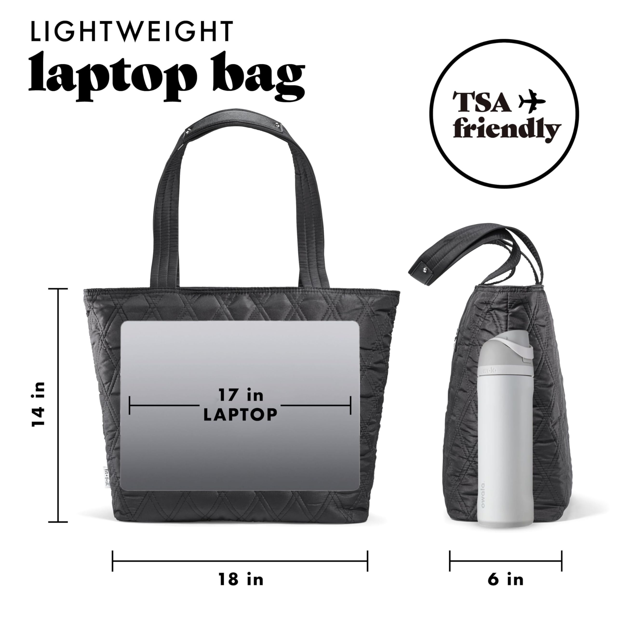 Foto 6 pulgar | Bolso De Mano Fit & Fresh Metro 2 En 1 Acolchado Con Compartimento Frigorífico - Venta Internacional.