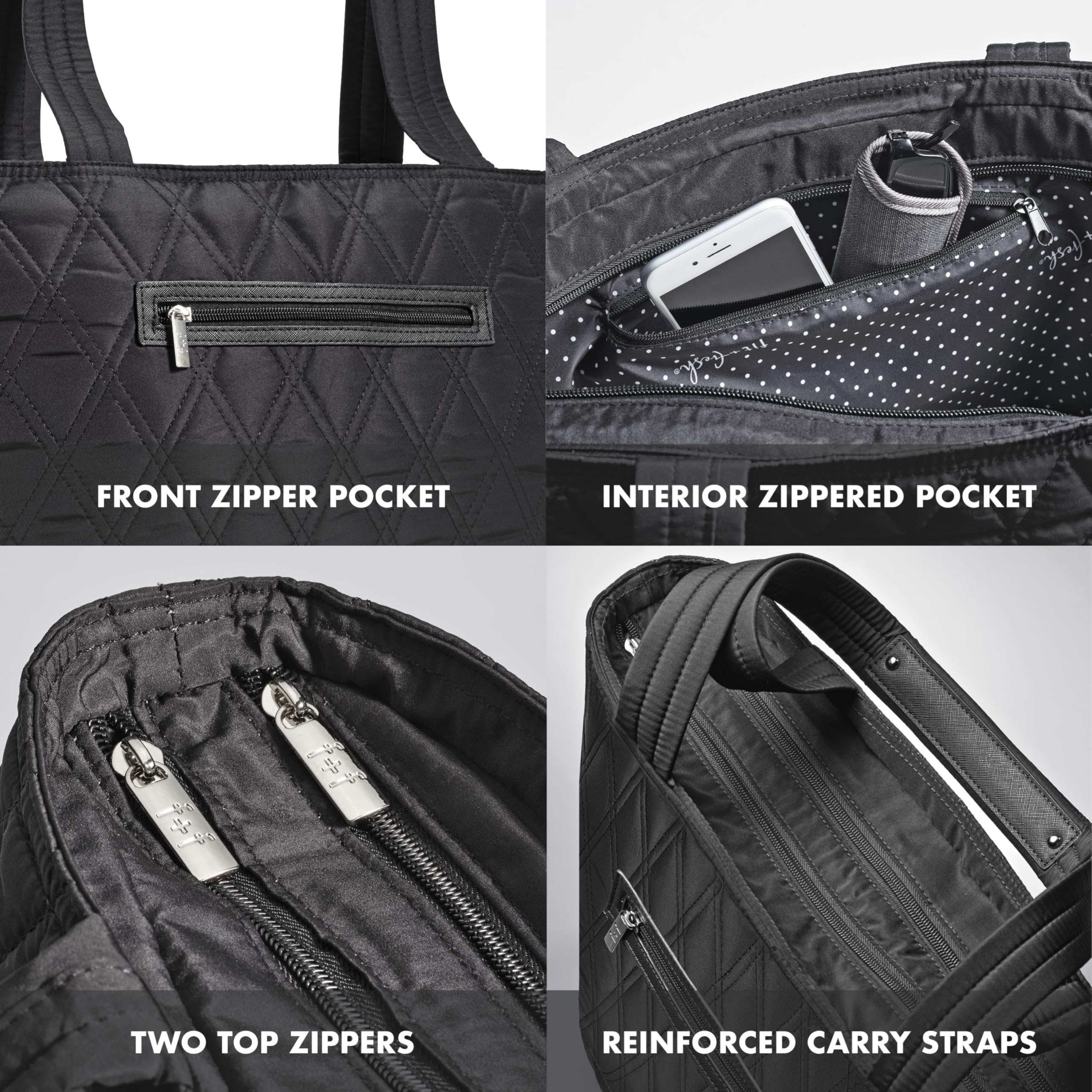 Foto 7 pulgar | Bolso De Mano Fit & Fresh Metro 2 En 1 Acolchado Con Compartimento Frigorífico - Venta Internacional.