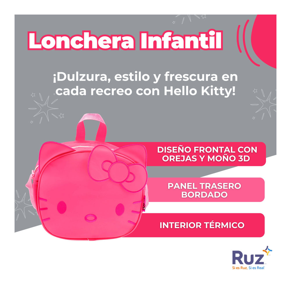 Foto 4 pulgar | Lonchera Infantil Sanrio Hello Kitty 4 L