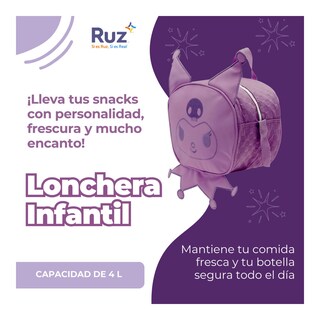 Foto 4 | Lonchera Infantil Sanrio Kuromi 4 L