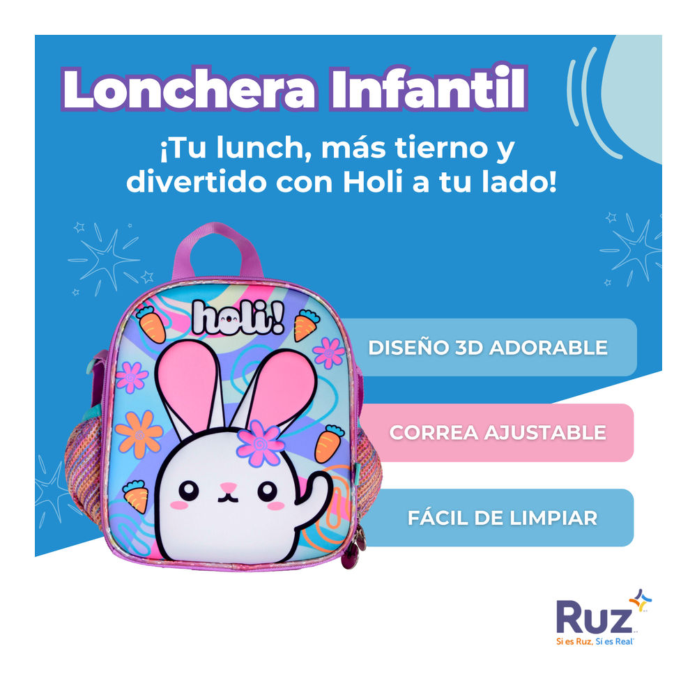 Foto 4 pulgar | Lonchera Infantil Ruz Holi 4 L