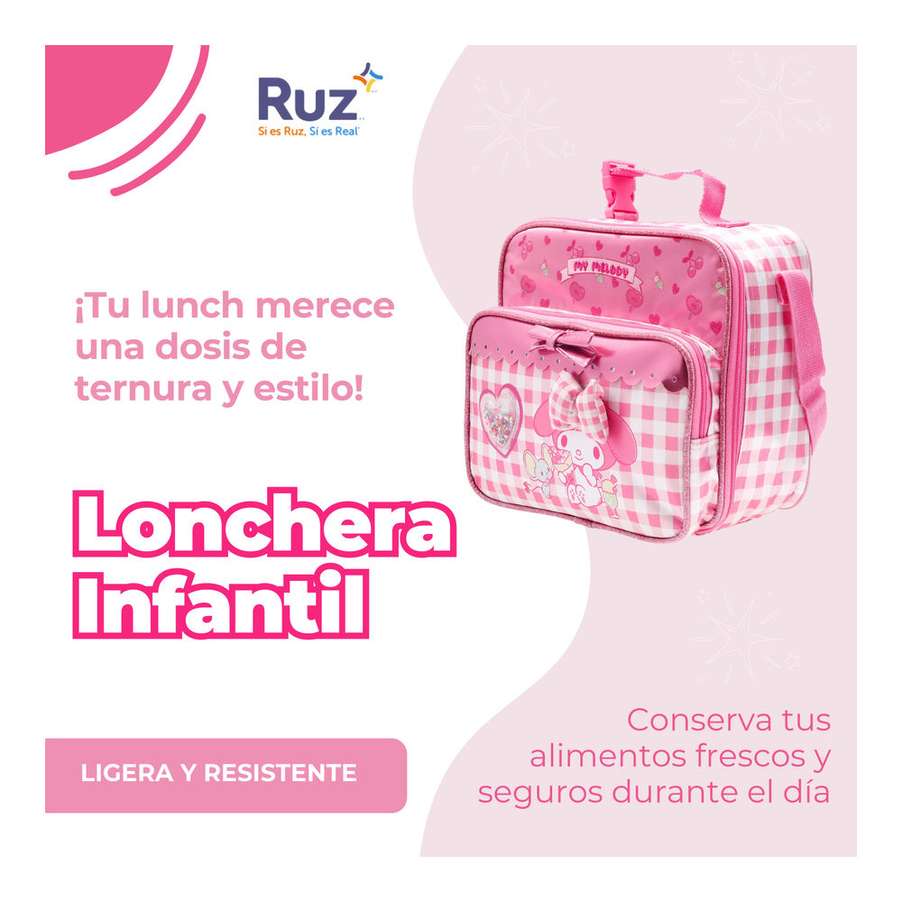 Foto 5 pulgar | Lonchera Infantil Sanrio My Melody 4 L