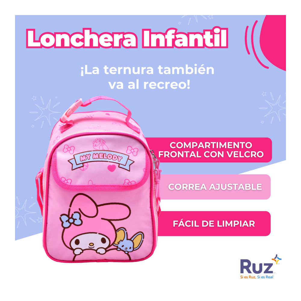 Foto 4 pulgar | Lonchera Infantil Sanrio My Melody 4 L