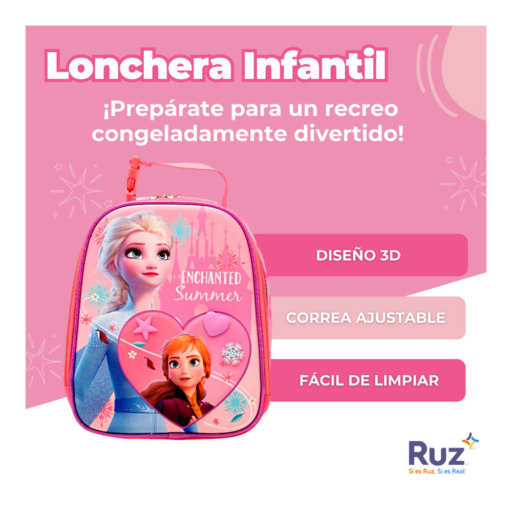 Foto 4 pulgar | Lonchera Infantil Disney Frozen 4 L