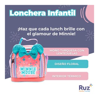 Foto 3 | Lonchera Infantil Disney Minnie Mouse 4 L