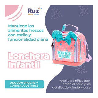 Foto 4 | Lonchera Infantil Disney Minnie Mouse 4 L