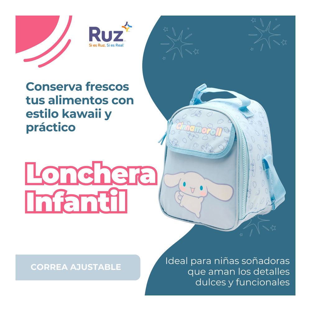 Foto 5 pulgar | Lonchera Infantil Sanrio Cinnamonroll 4 L