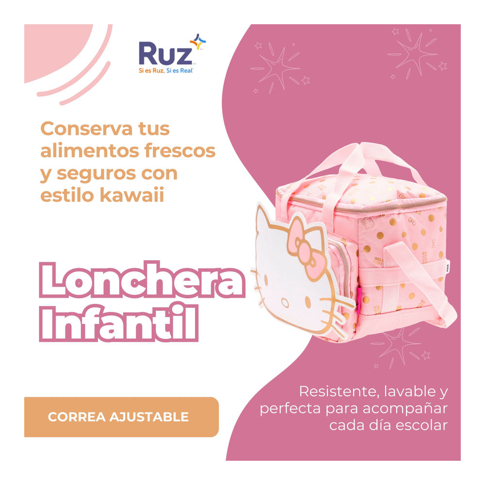Foto 4 | Lonchera Infantil Sanrio Hello Kitty 4 L