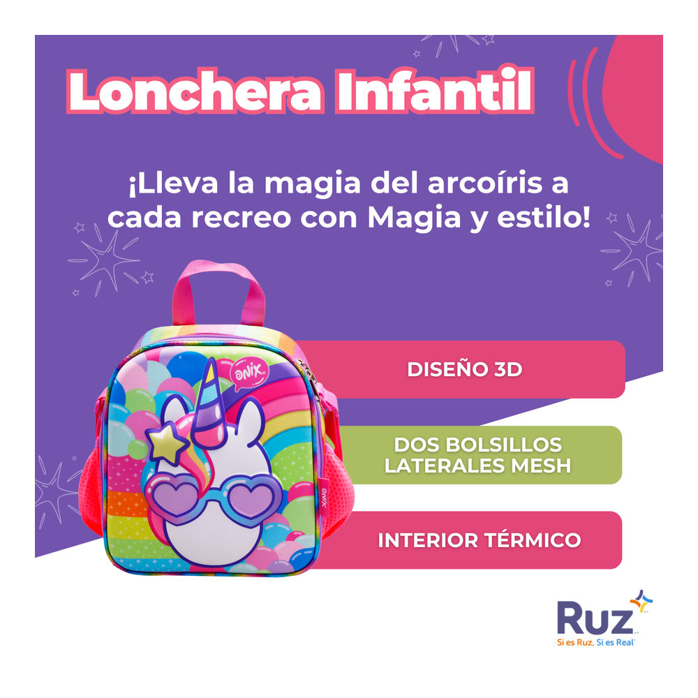 Foto 4 pulgar | Lonchera Infantil Onix 4 L