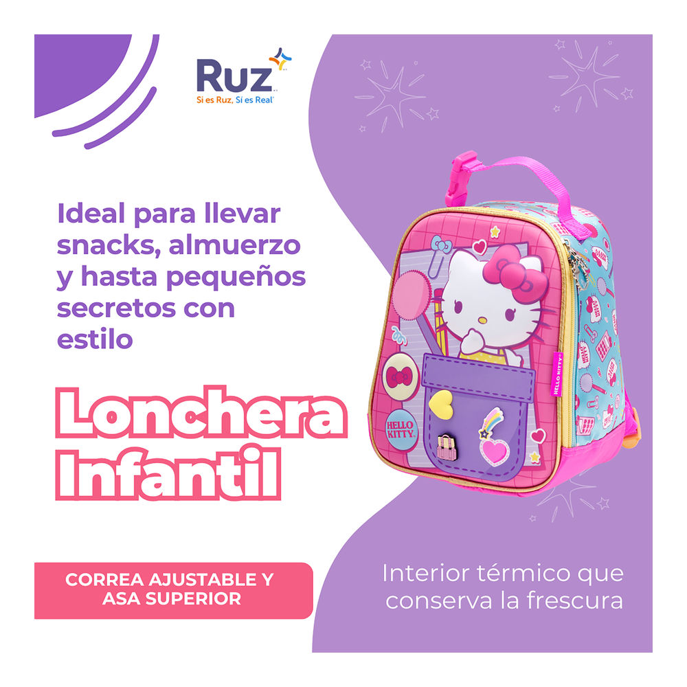 Foto 5 pulgar | Lonchera Infantil Sanrio Hello Kitty 4 L