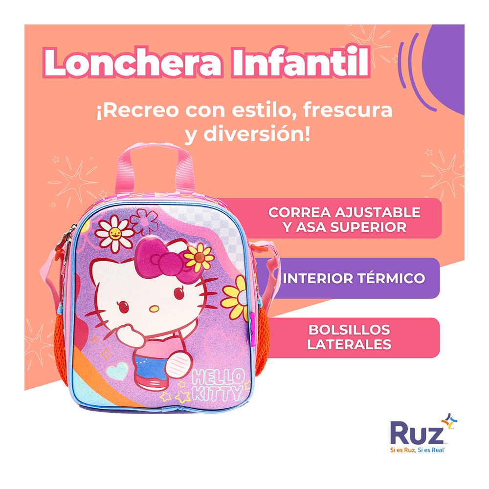 Foto 4 pulgar | Lonchera Infantil Sanrio Hello Kitty 4 L