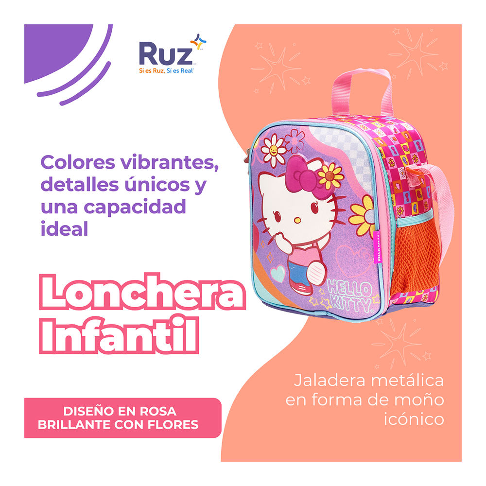 Foto 4 | Lonchera Infantil Sanrio Hello Kitty 4 L