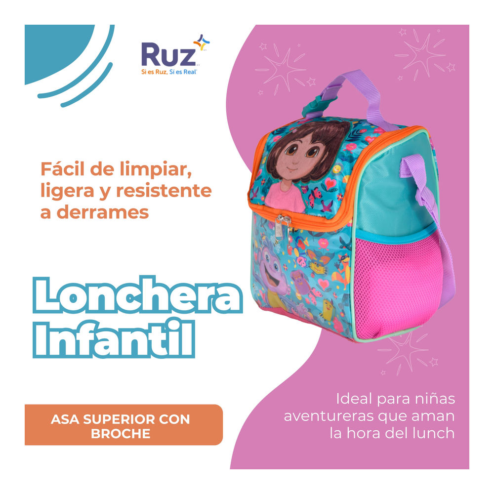 Foto 5 pulgar | Lonchera Infantil Nickelodeon Dora La Exploradora 4 L