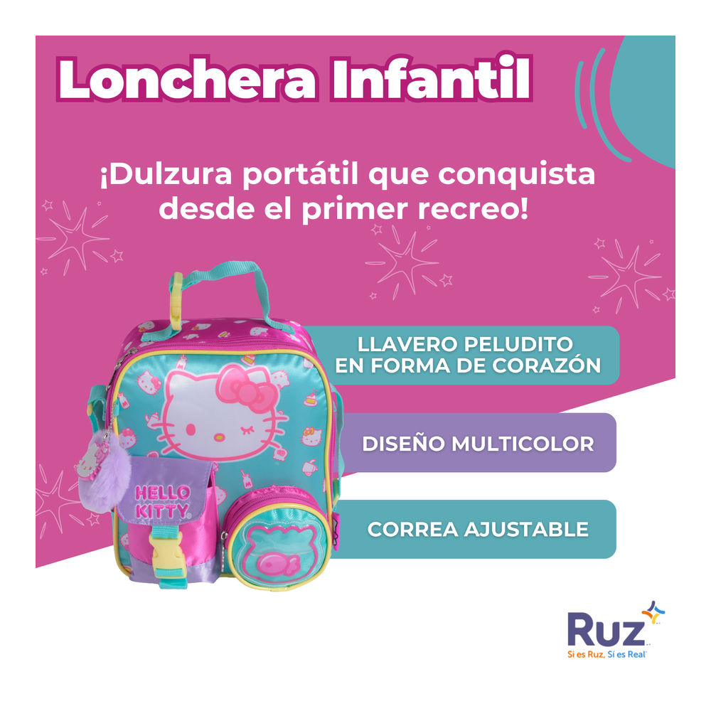 Foto 4 pulgar | Lonchera Juvenil Sanrio Hello Kitty 4 L