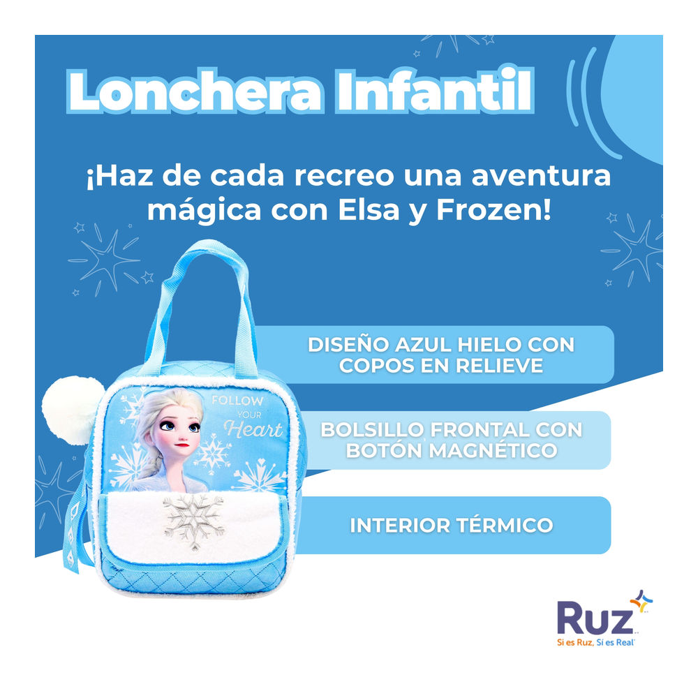 Foto 4 pulgar | Lonchera Infantil Disney Frozen 4 L