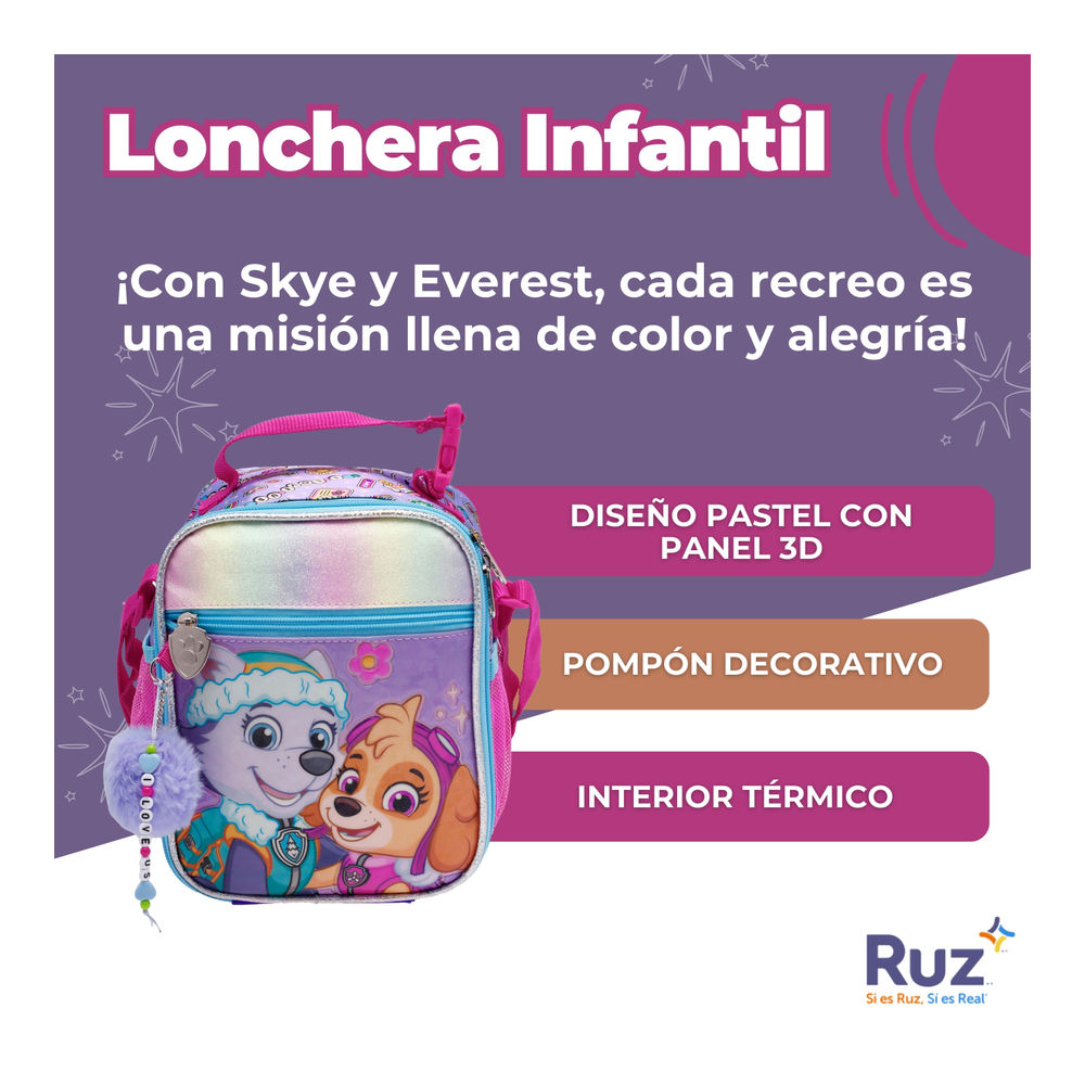 Foto 4 pulgar | Lonchera Infantil Nickelodeon Paw Patrol 4 L