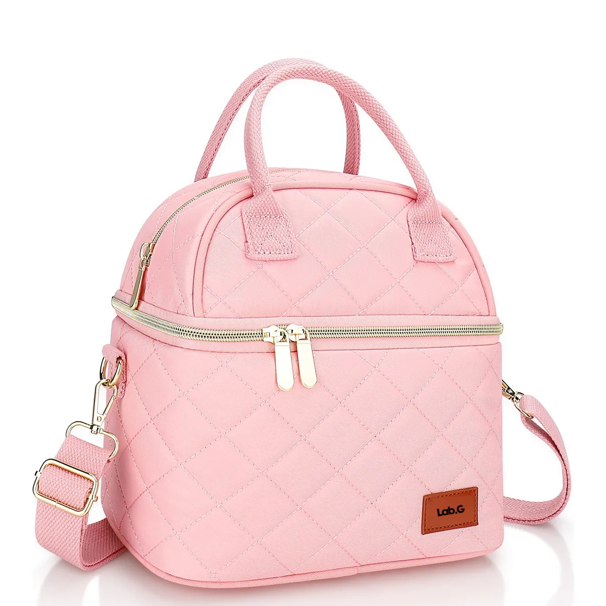 Loncheras Termicas Para Dama Mujer Lab.g Rosa $559