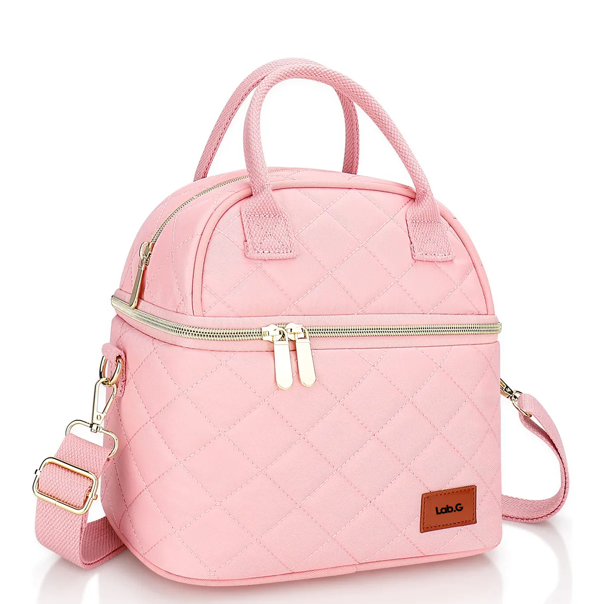 Loncheras Termicas Para Dama Mujer Lab.g Rosa