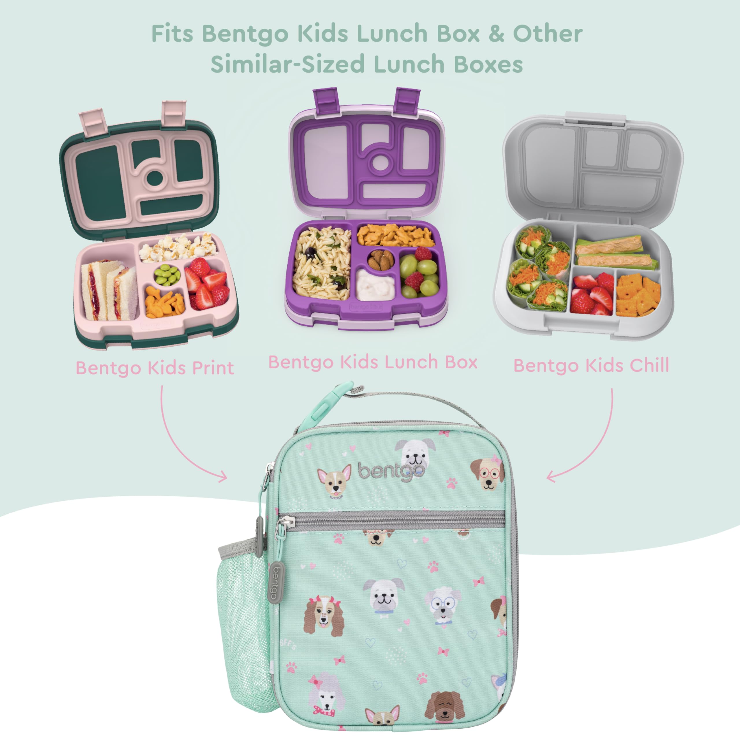 Foto 5 | Bolsa De Almuerzo Bentgo Kids, Resistente Al Agua, Reutilizable, Para Cachorros De 3 Años O Más - Venta Internacional.