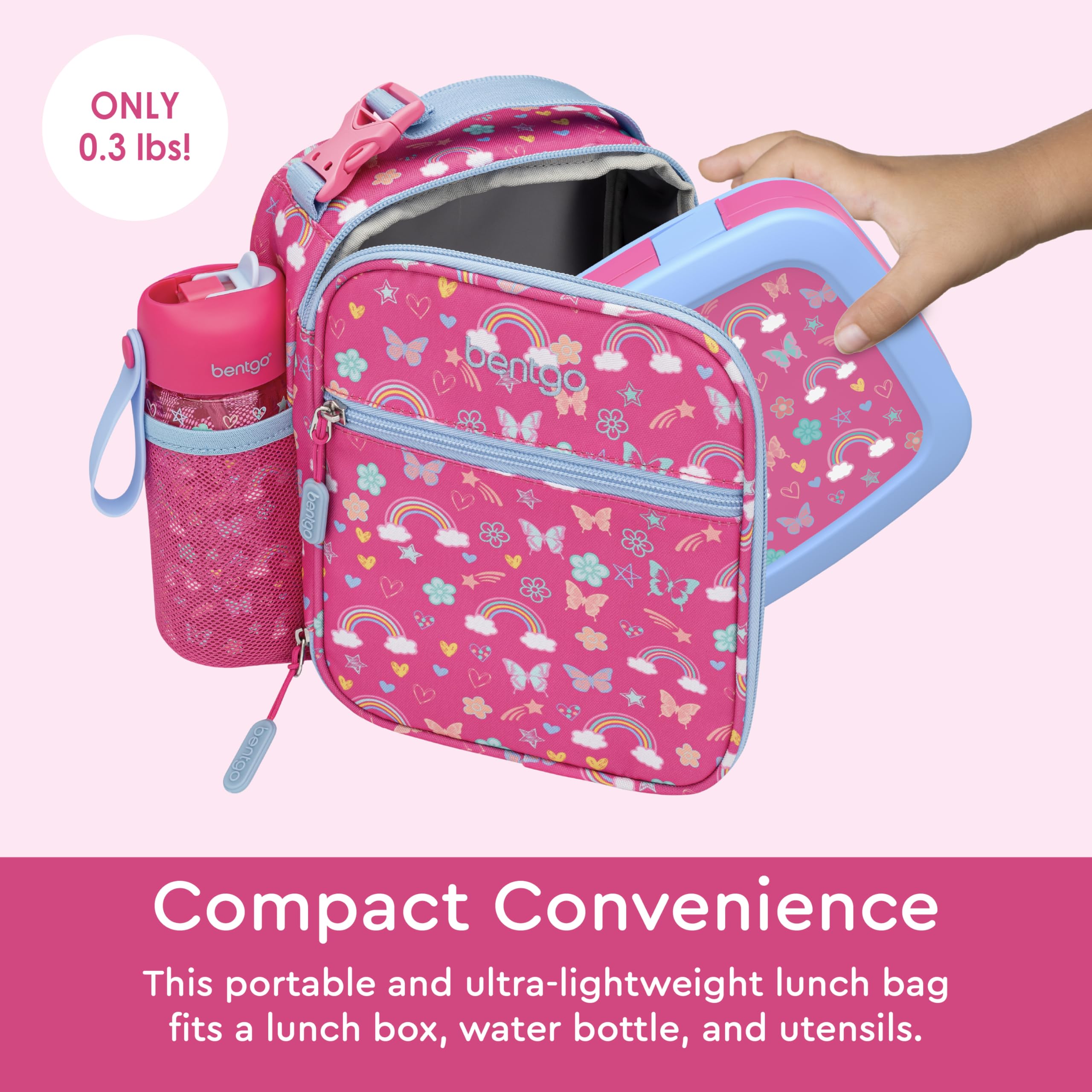 Foto 4 | Bolsa De Almuerzo Bentgo Kids, Resistente Al Agua, Reutilizable, Arcoíris - Venta Internacional.