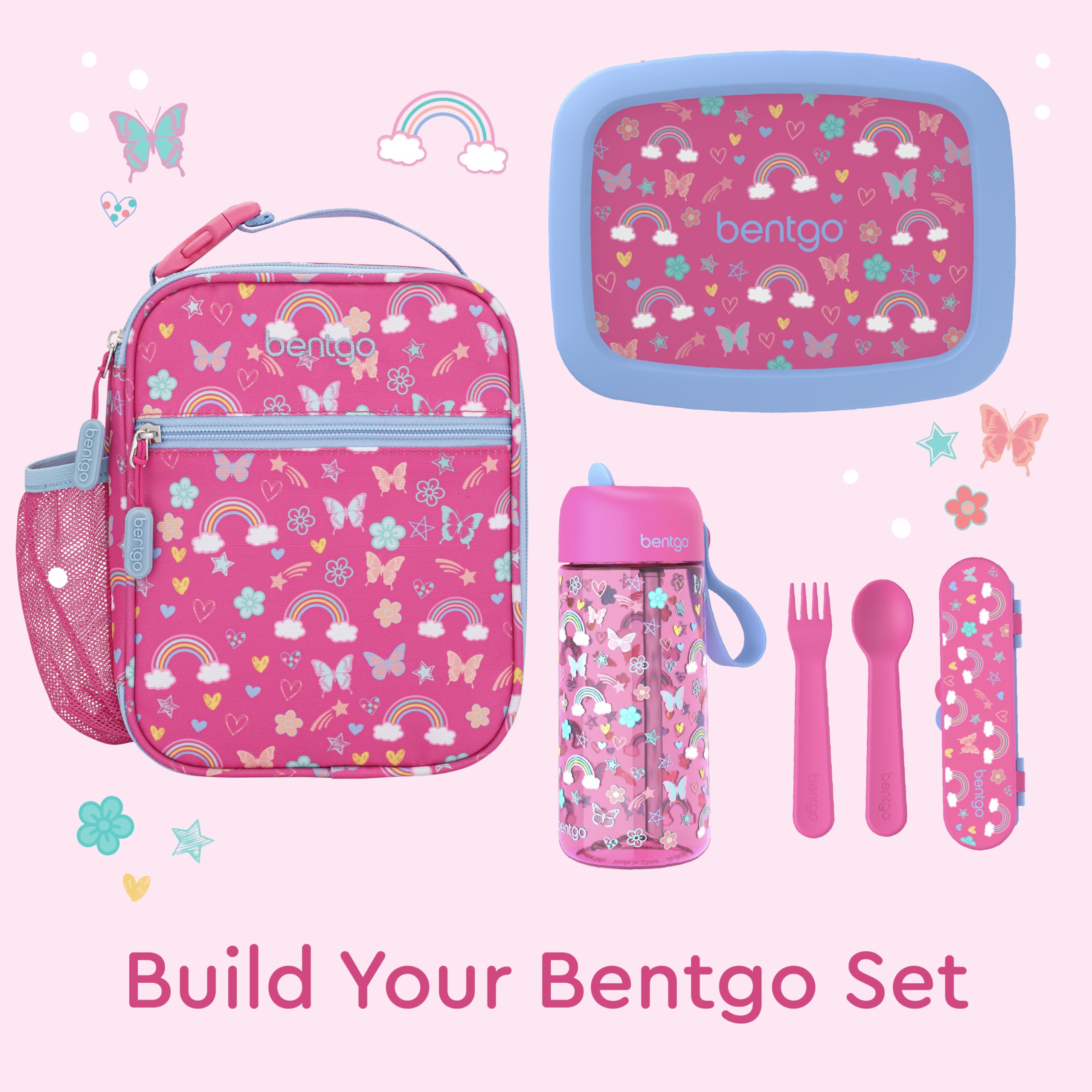 Foto 8 pulgar | Bolsa De Almuerzo Bentgo Kids, Resistente Al Agua, Reutilizable, Arcoíris - Venta Internacional.