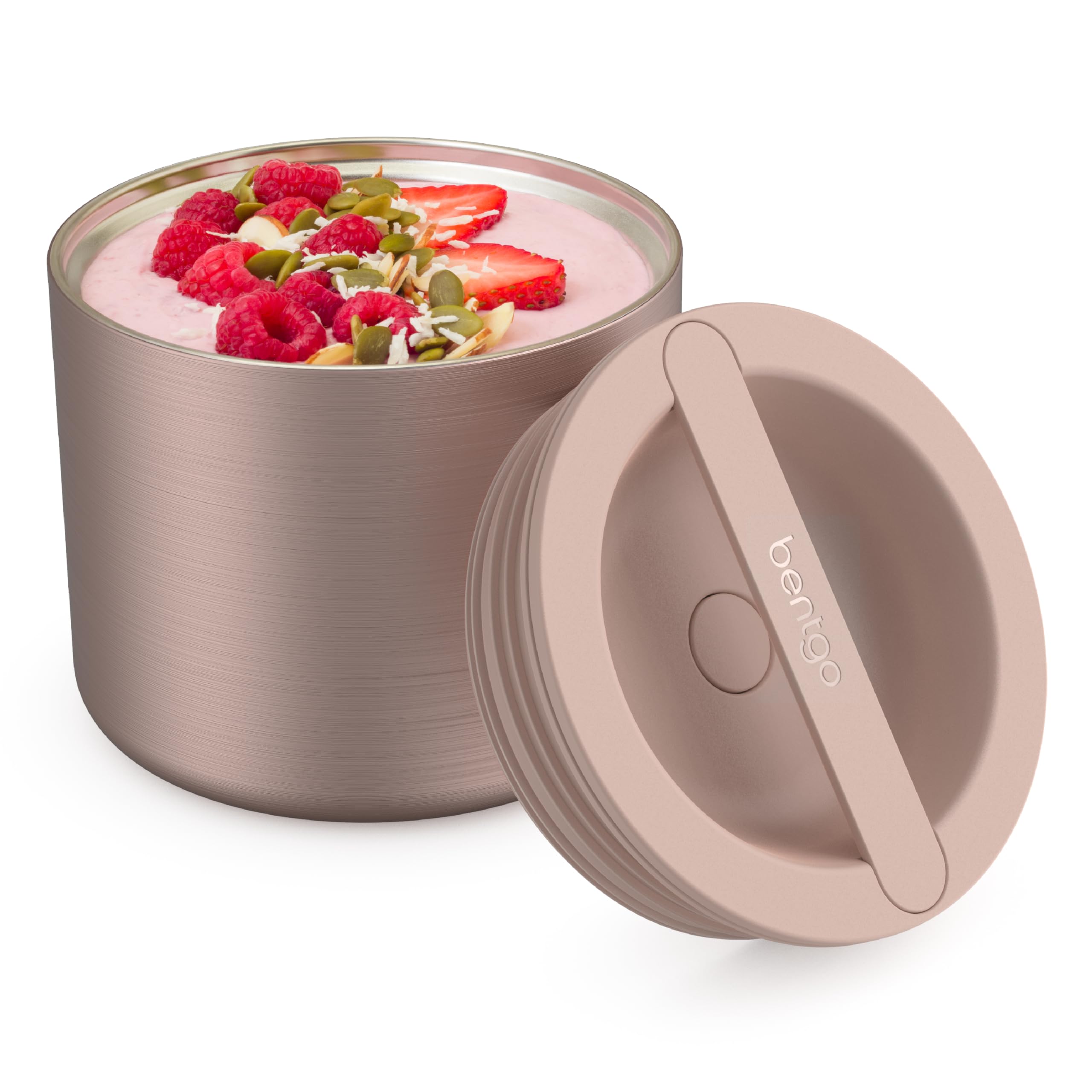 Foto 2 pulgar | Recipiente Para Alimentos Bentgo Con Aislamiento Inoxidable De 570 Ml, Oro Rosa - Venta Internacional.
