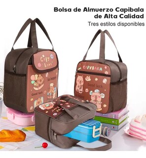 Foto 2 | Loncheras Xtellar Térmicas Capibara Escuela Portátil Gran Capacidad