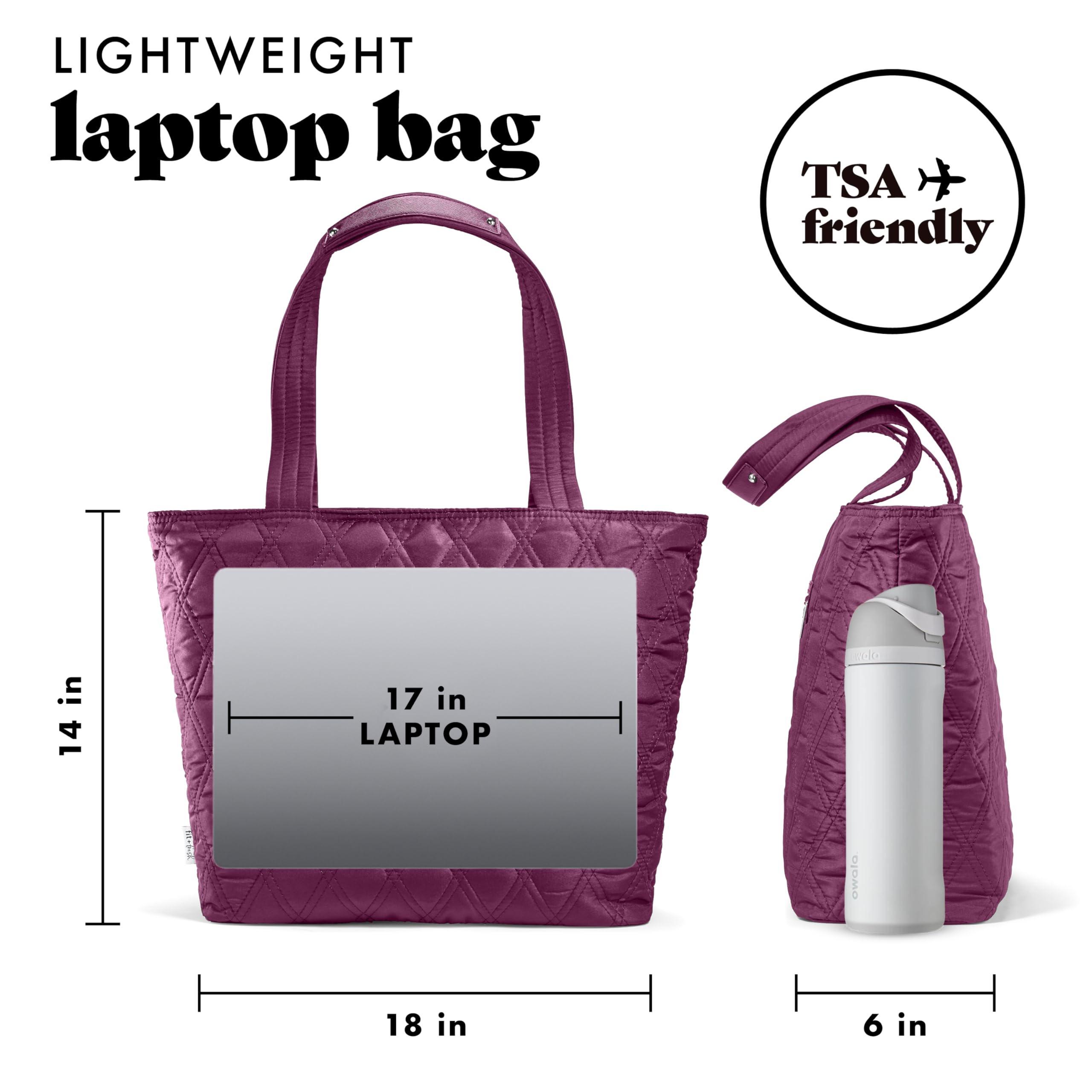 Foto 6 pulgar | Bolsa Acolchada 2 En 1 Bag Fit & Fresh Metro Para Mujer - Venta Internacional.