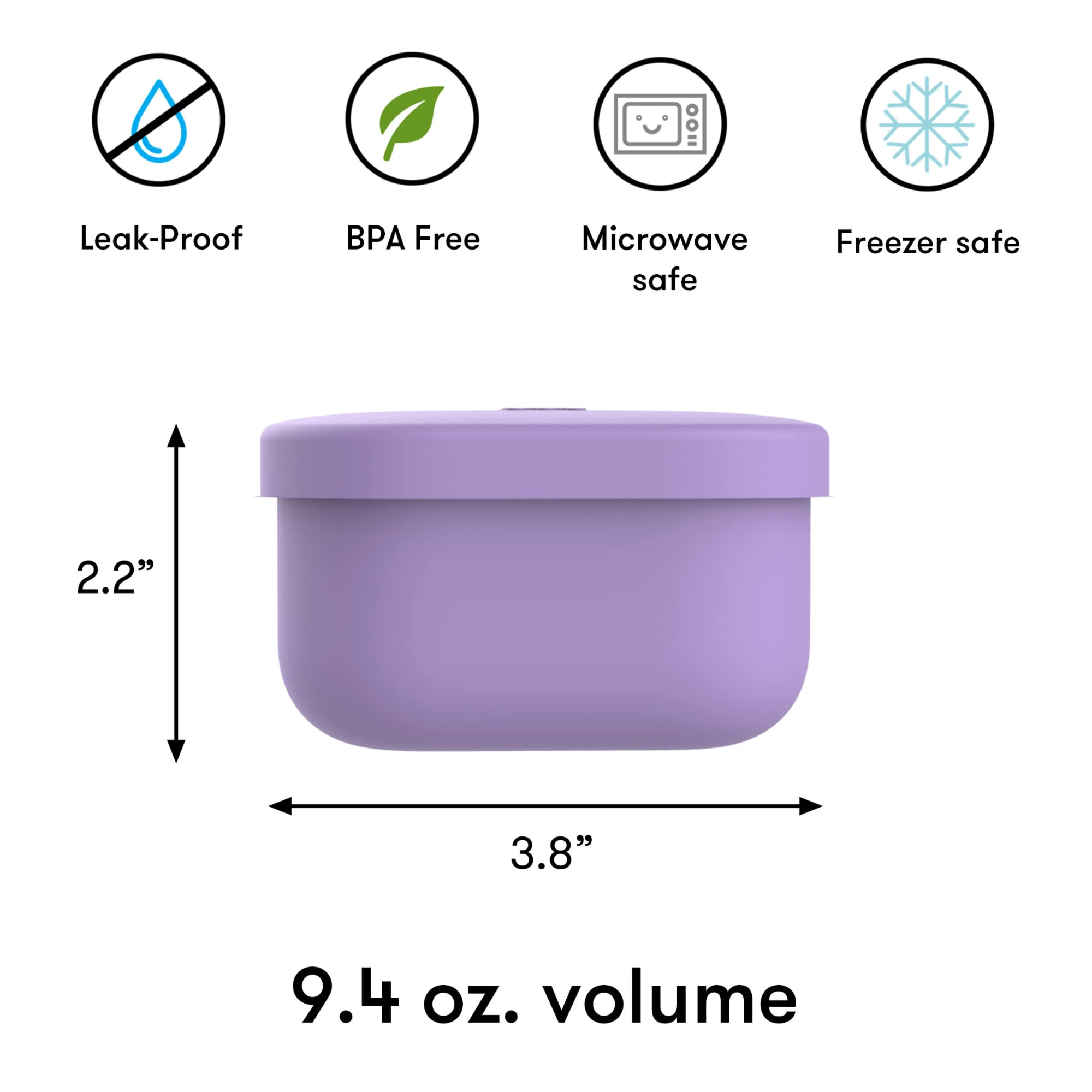 Foto 6 pulgar | Recipientes Para Aperitivos Omiebox De Silicona A Prueba De Fugas, 280 Ml, Sin Bpa - Venta Internacional.
