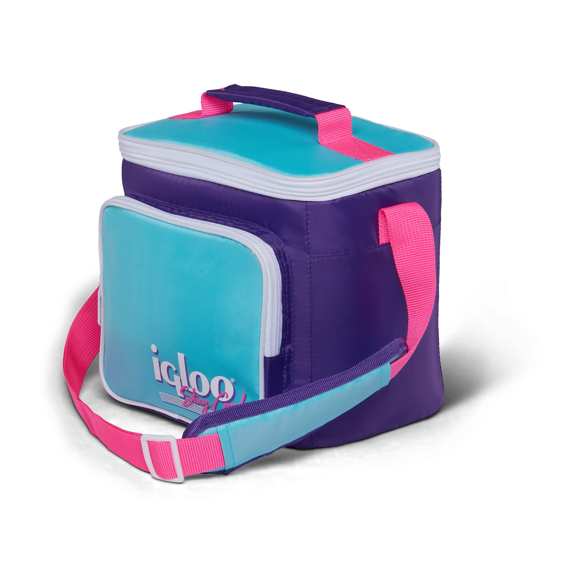 Fiambrera Igloo De La Colección Retro De Los Años 90, Color Morado - Venta Internacional.