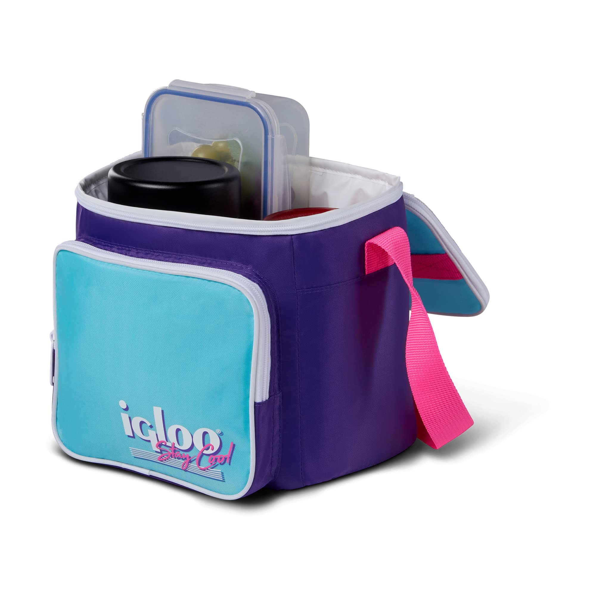 Foto 7 pulgar | Fiambrera Igloo De La Colección Retro De Los Años 90, Color Morado - Venta Internacional.