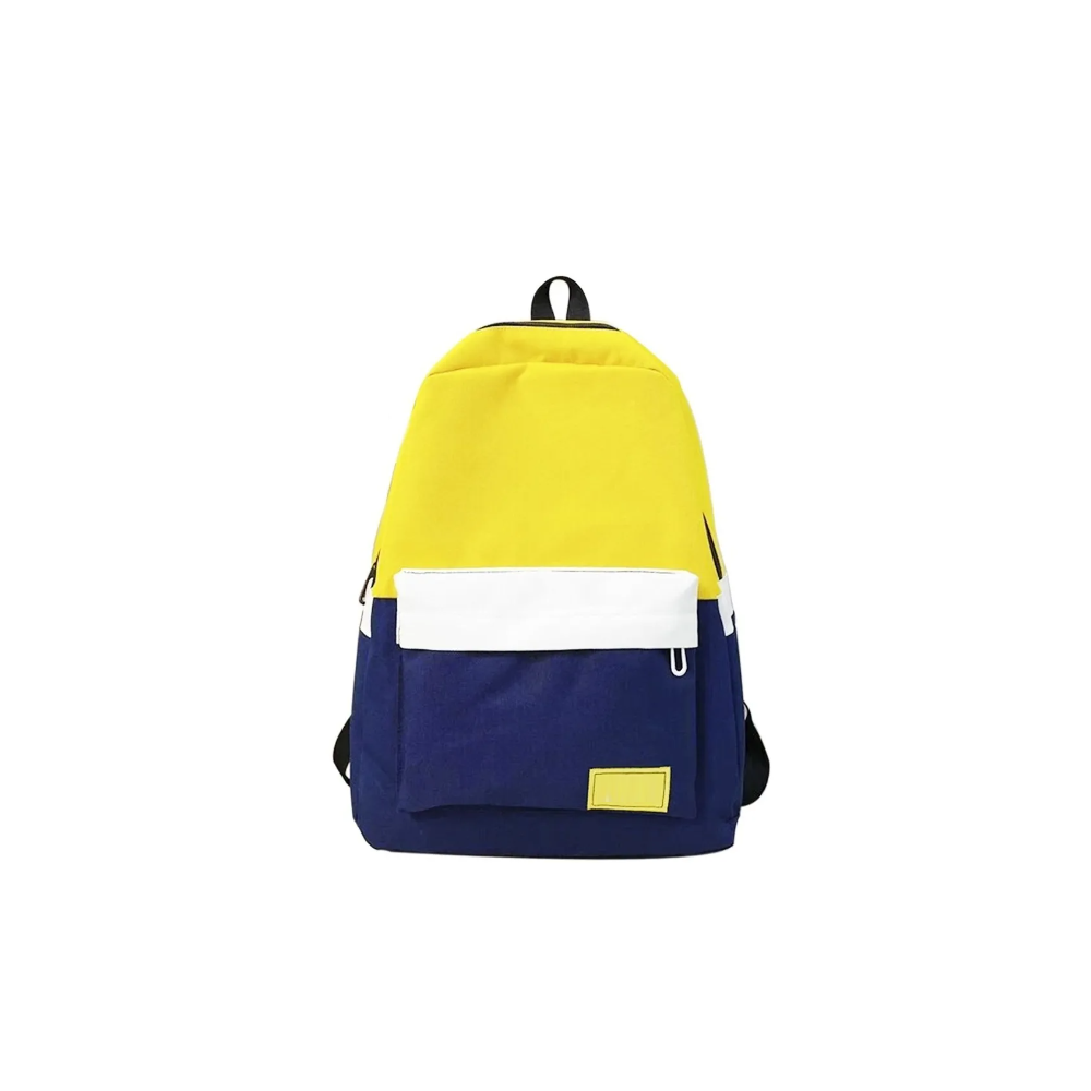 Foto 2 pulgar | Mochila Backpack Juvenil Malubero Unisex Amarillo con Azul