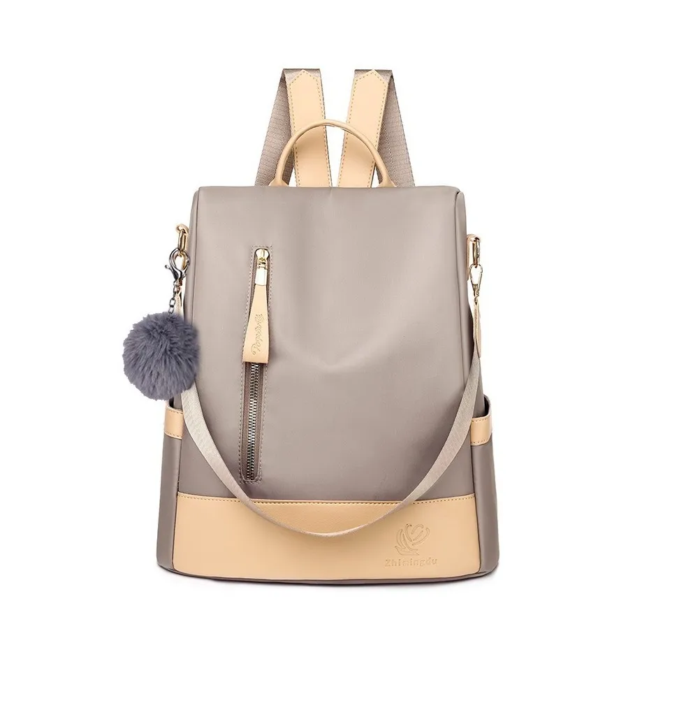 Foto 2 pulgar | Mochila Malubero color Beige para Mujer